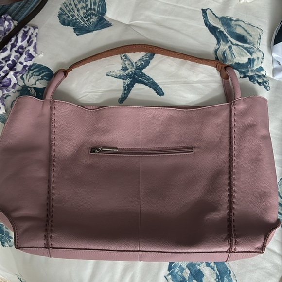 Elegant Pink Leather Los Feliz SAK Bag - Picture 3 of 7